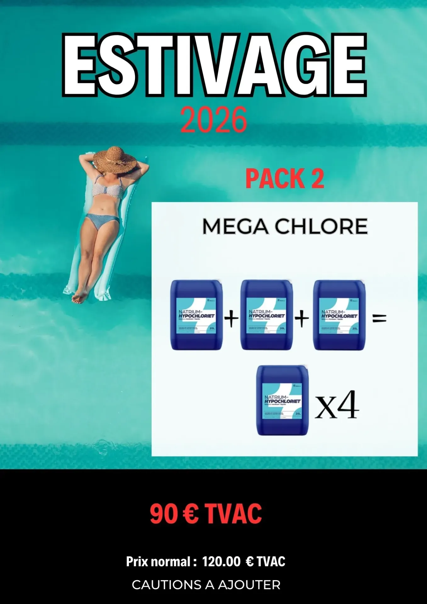 Pack produit n°2 - méga chlore
