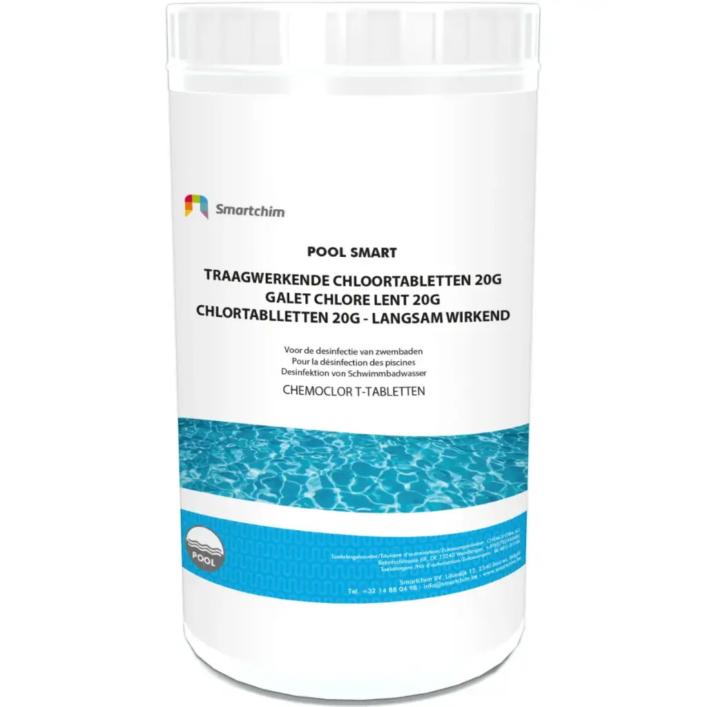 Smartchim - Chlore Lent - Galet 20g