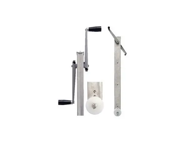 Manivelle pour bâche à barres