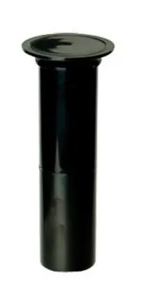 Messner - Tête de jet en PVC 1" - Jet Cloche d'eau noir